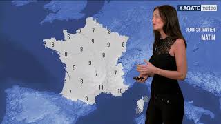 MÉTÉO AGATE DU 25 01 2018 [upl. by Ragg]