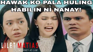 Lilet Matias Aera Nagwala Sa Huling Habilin Ni Meredith [upl. by Aekal439]