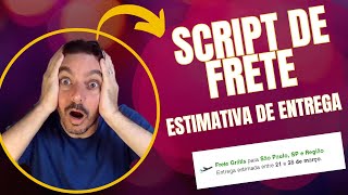 Script de FRETE para Shopify Estimativa de Entrega [upl. by Anihcak]