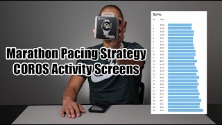 Marathon Pacing Strategy  COROS Activity Screens [upl. by Mcevoy]