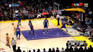 HD Kobe Bryant 28 Points 4Point Play vs New York Knicks  Highlights 29122011 [upl. by Cleodel]