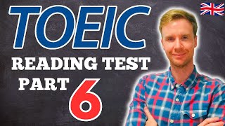 TOEIC Reading Part 6 2023  Get a High Score [upl. by Yelyac]