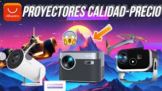 🚀📽️ ¡TOP 3 PROYECTORES CALIDAD PRECIO de ALIEXPRESS en 2024✅😱 [upl. by Sidman]