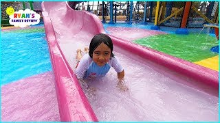 Water Parks for Kids and Splash Pads with Ryans Family Review [upl. by Gustavo58]