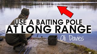 How to use a Baiting Pole at LONG RANGE  Oli Davies [upl. by Ahsenet]