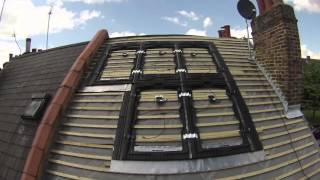 Time Lapse Integrated Solar Panel Installation [upl. by Wyatt]