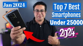 Top 7 Best Phones Under 25000 in Jan 2024 I Best Smartphone Under 25000 [upl. by Hofmann]