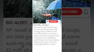 big rain alert to AP [upl. by Gurney]