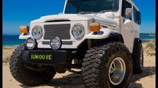 Mint FJ40 Toyota 1UZFE Lexus V8 walk around and take off [upl. by Eivi]