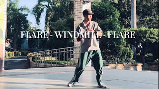 東部小孩 BBOY FLARE TO WINDMILL 鞍馬風車 [upl. by Regazzi240]