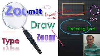 ZoomIt tutorialAnnotation Draw Typing text on Screen  no YES Kannan [upl. by Annagroeg]