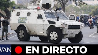 EN DIRECTO  Alzamiento militar contra Maduro en Venezuela [upl. by Ahseken]