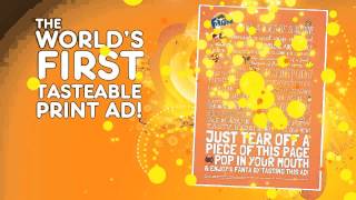 Fanta  The Worlds First Tastable Print AD [upl. by Lexa]