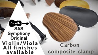 SAS Symphony ViolinViola Chinrest All Finishes Available [upl. by Enelehcim93]