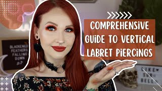 Comprehensive Guide to Vertical Labret Piercings [upl. by Elledoj]