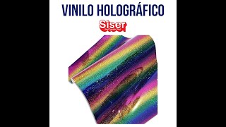 Vinilo holográfico Siser [upl. by Kcirddet]