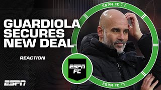 Pep Guardiola agrees to NEW DEAL with Man City 👀 Changes the immediate outlook  Hislop  ESPN FC [upl. by Ztirf]