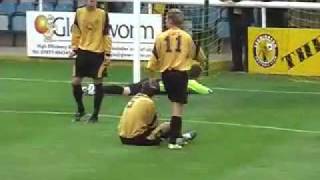 Brakes Videos Leamington FC v Marlow FA Trophy Morris Save [upl. by Naibaf908]