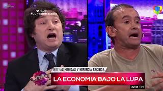 Javier Milei contra un kirchnerista quotLe tenés alergia al Excelquot Intratables 060217 [upl. by Zela]