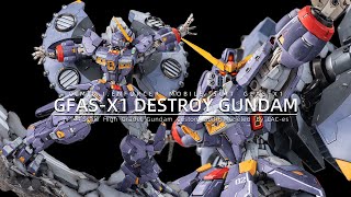 HG竟然可以做成这样！1144毁灭高达制作全记录。The full recording of the HG 1144 Destroy Gundam customization [upl. by Nedyarb939]