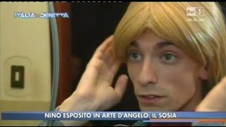 Nino Esposito intervistato da Rai 1  Il successo del sosia di Nino D Angelo [upl. by Veneaux]