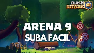 MELHOR DECK PARA ARENA 9 NO CLASH ROYALE [upl. by Oznohpla383]