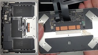 MacBook Air A2337 Trackpad TouchPad Track Pad Touch Pad Removal Replacement Repair [upl. by Miles443]