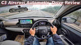 2024 Citroen C3 Aircross Automatic Drive Review IndianTorque [upl. by Soinski]