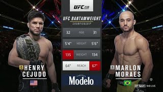 Henry Cejudo vs Marlon Moraes [upl. by Gildas]