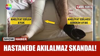 Sol ayağı sorunluydu sağı ameliyat ettiler [upl. by Crabb]