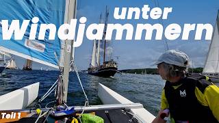 Windjammerparade Kieler Woche 2024 13 begleite Gorch Fock amp Alexander von Humboldt [upl. by Gnep]