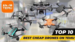 Top 10  Best Cheap Drones on Temu in 2024 [upl. by Standford]