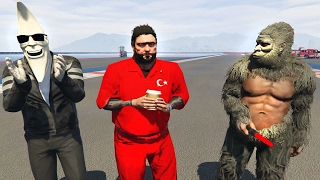 Örümcek Çocuk Recep İvedik ve İkiz Kardeşi Koca Ayağı Çağırıyor GTA 5 Hikaye Modu [upl. by Awad]