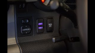 How to add Dual USB Charger in FJ Cruiser [upl. by Esertal480]