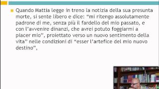 Il fu Mattia Pascal  Luigi Pirandello  Lezioni di letteratura del 900 [upl. by Alyakem]