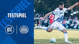 LIVE Testspiel KSC  SV Wehen Wiesbaden [upl. by Ennyl136]