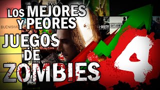 LOS MEJORES Y PEORES JUEGOS DE ZOMBIES  TIERLIST [upl. by Tobie449]