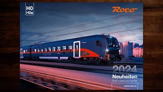 Roco Neuheiten H0 amp H0e 2024 – Modellbahn Modelleisenbahn Katalog [upl. by Jeminah]