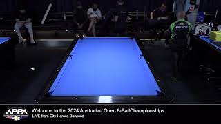 2024 Australian open 8Ball Cityheroes Pool amp BilliardsBurwood [upl. by Afra995]