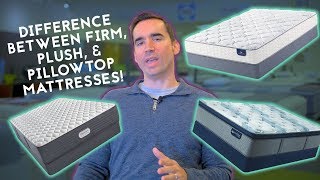 Whats the Difference between a Firm plush and pillow top mattress [upl. by Llerruj]