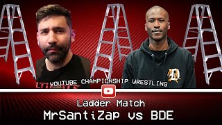 MrSantiZap vs BDE  Ladder Match  YouTube Championship Wrestling  WWE 2k24 [upl. by Anamuj]