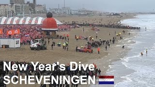 HOLLAND Scheveningen New Years Dive 2019 quotNieuwjaarsduikquot [upl. by Innep379]