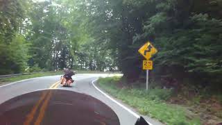 Cherohala Skyway Highway Tellico Plains to Robbinsville 7 12 24 4 [upl. by Elvin]