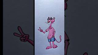 Pink Panther drawing  shorts pinkpanther drawing [upl. by Eseenaj]