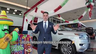 Fiesta Nissan  2024 Nissan Versa Giveaway [upl. by Carrelli]