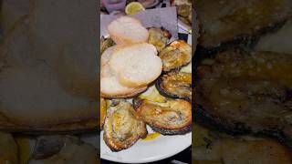 Baked oysters in New Orleans frenchquarter bakedoysters buttergarlicoysters neworleansfoodie [upl. by Eirek608]