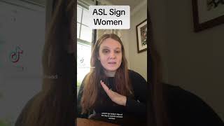 Learn How To Sign quotWomenquot in ASL for Beginners  American Sign Language shorts [upl. by Carny]