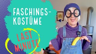 LastMinuteKostümideen 🤹‍♂️✨  DIY Faschingskostüme  Faschings Kostüme selber machen ⚡️ [upl. by Nylodnewg]