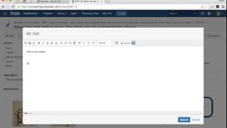 JIRA Simple Edit  Inserting Images Demo [upl. by Eulalie]