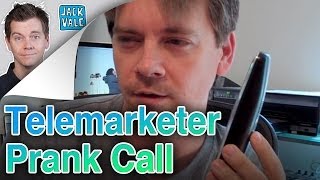 Telemarketer Prank Call  Jack Vale [upl. by Lairbag]